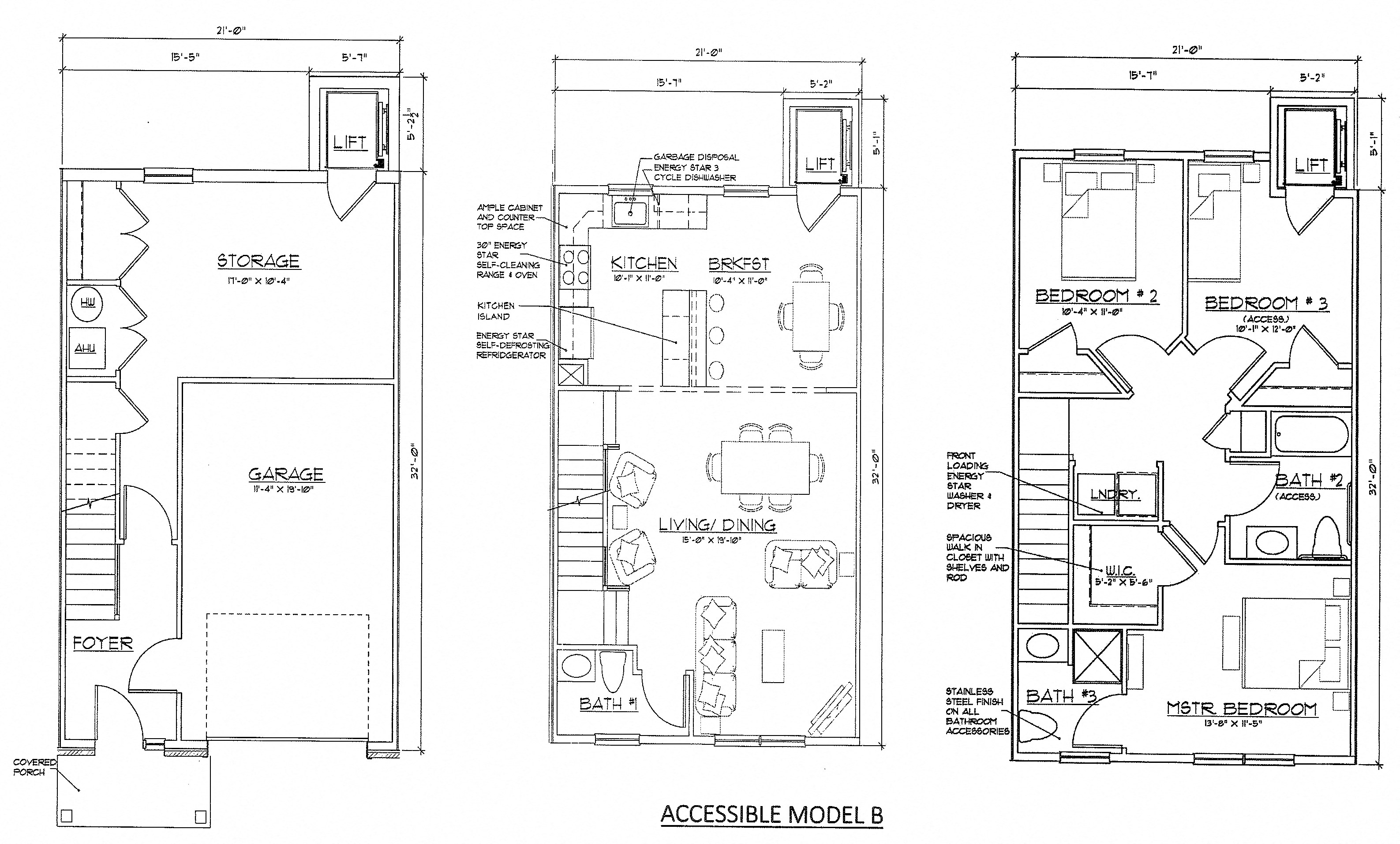 Three Bedroom B- Accessible