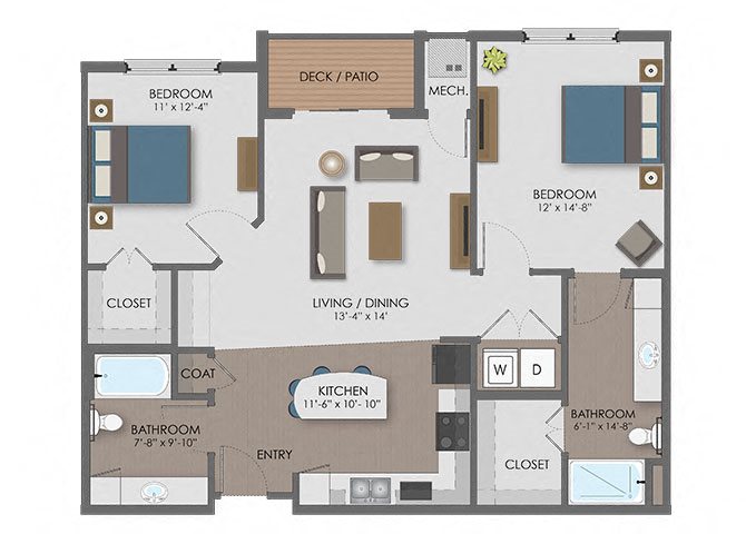 Floor plan Floor plan at The Edison at Avonlea, Minnesota,55044