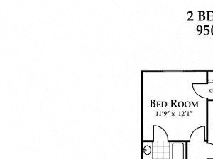 Floor plan Floor plan at Featherstone Village Apartments, North Carolina