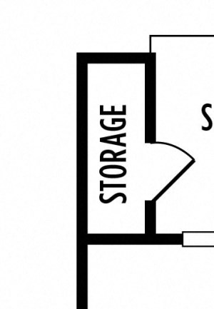 The Spruce 2x1 2 bedroom floor plan