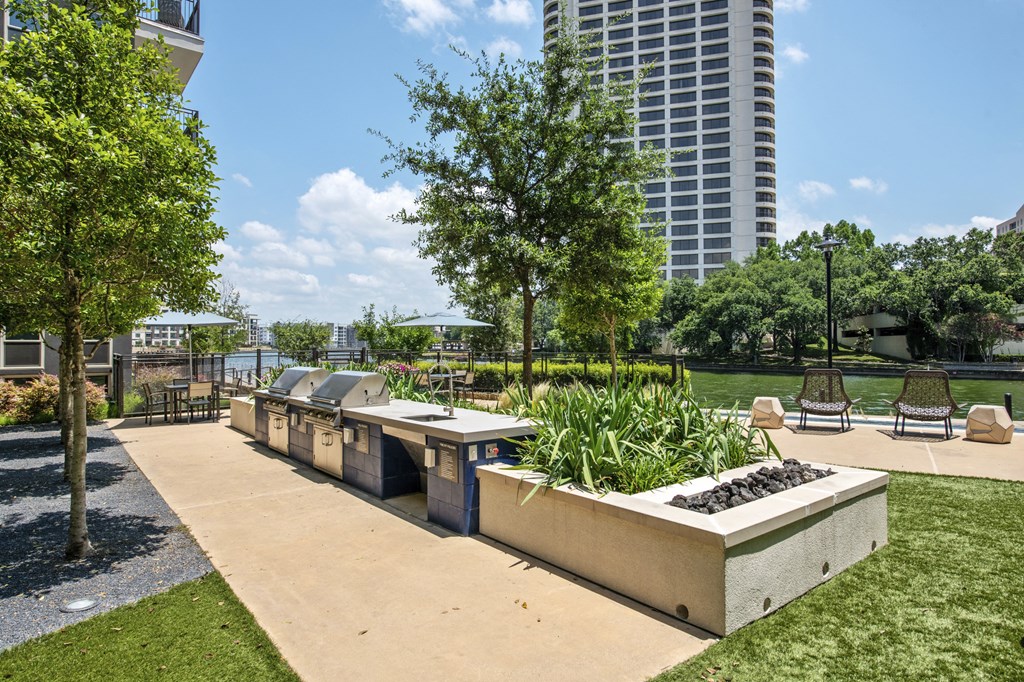 Grills and Courtyard