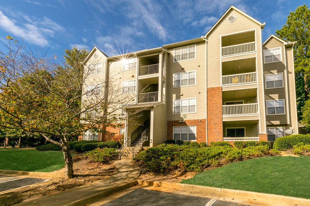 our apartments at the district feature a spacious courtyard and lawn