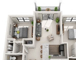 B2 (Balcony/Sunroom)