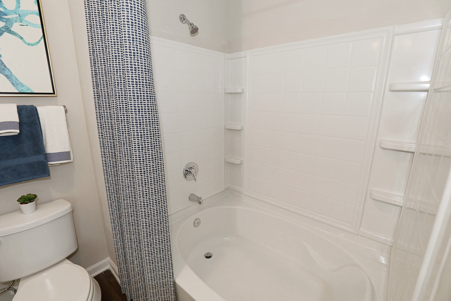 a small bathroom with a shower and a toilet