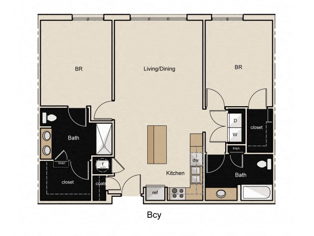 Bcy Floor Plan at The Residences at Thornwood, Germantown