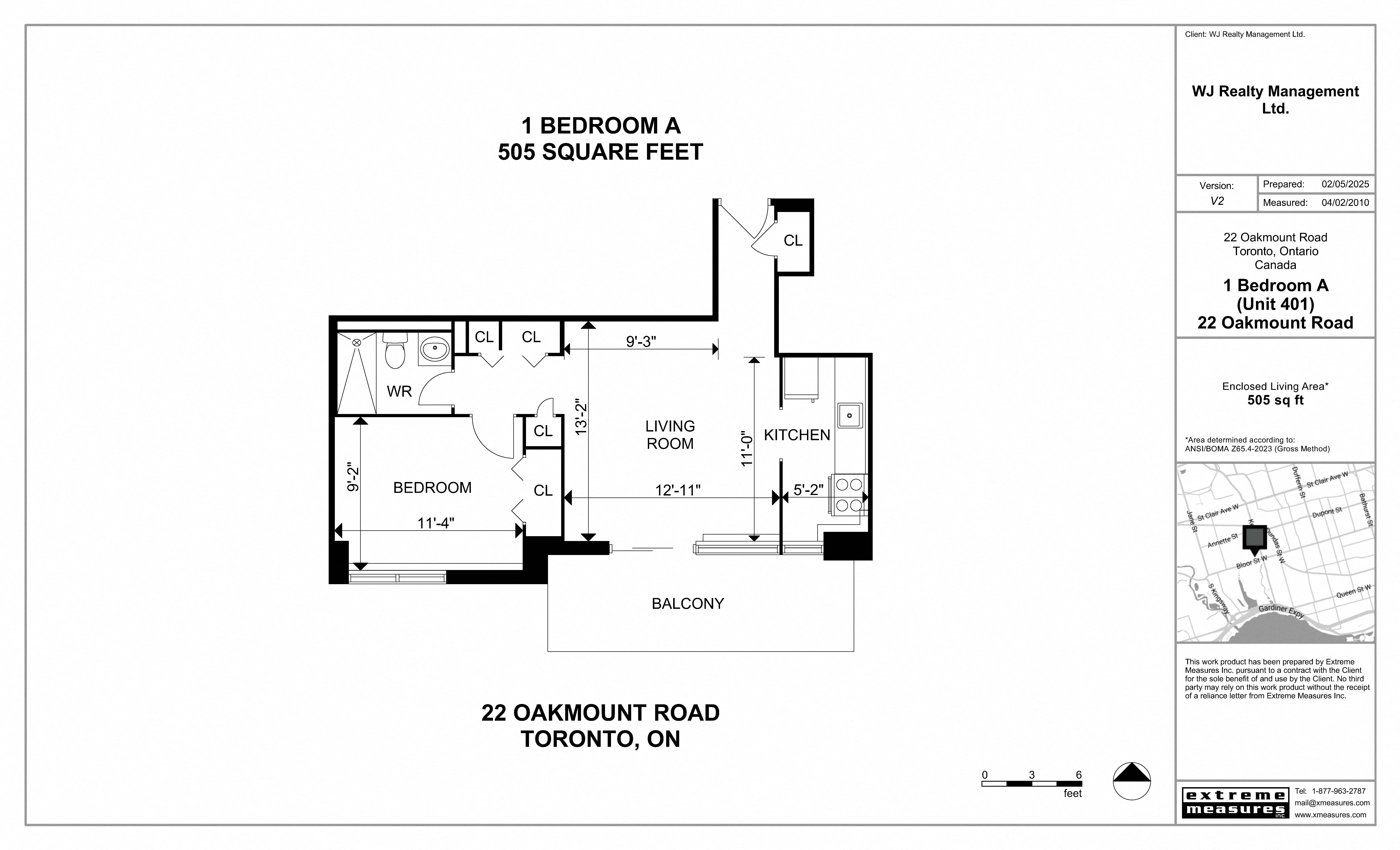1 Bedroom A Floorplan