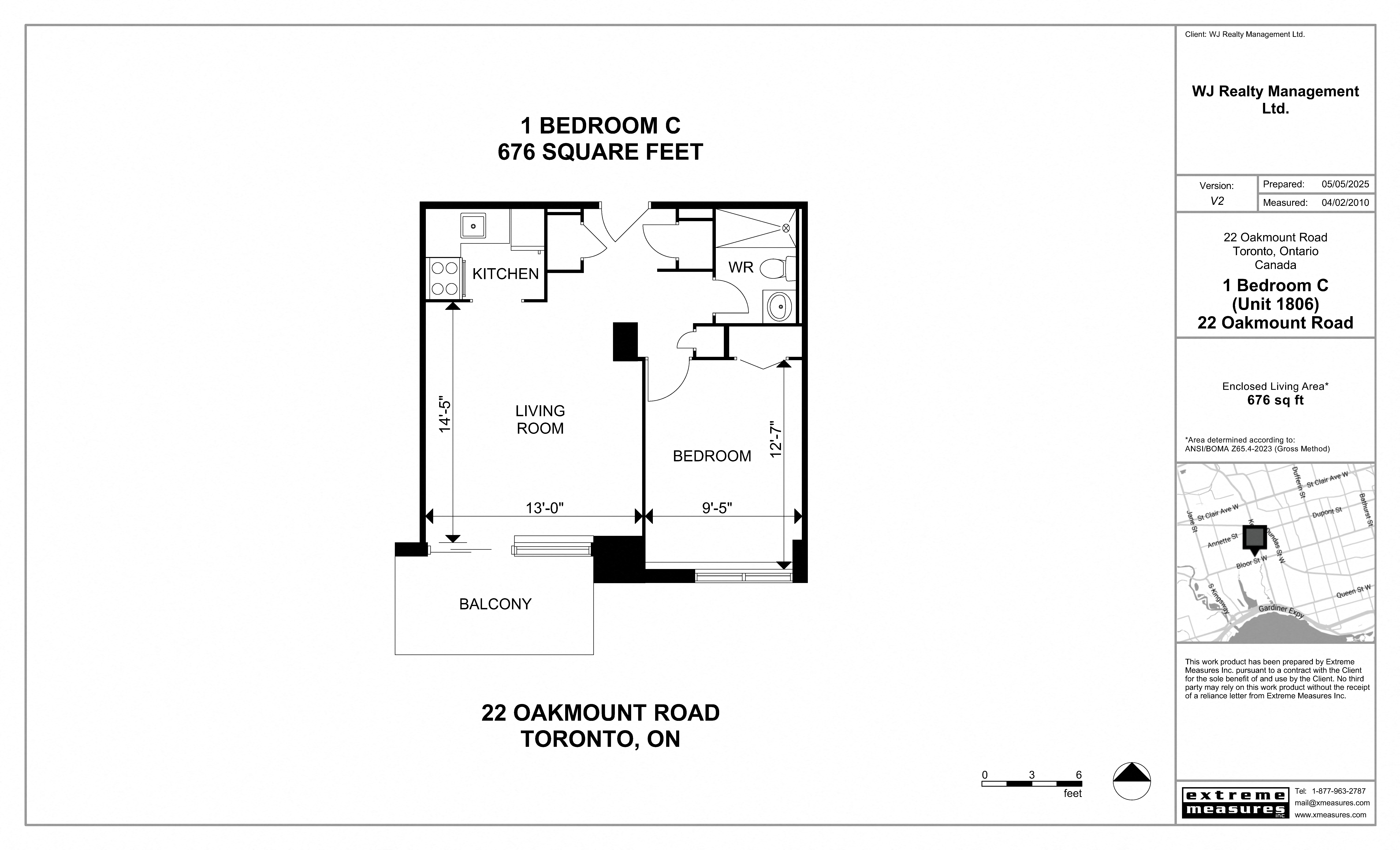 1 Bedroom C Floorplan