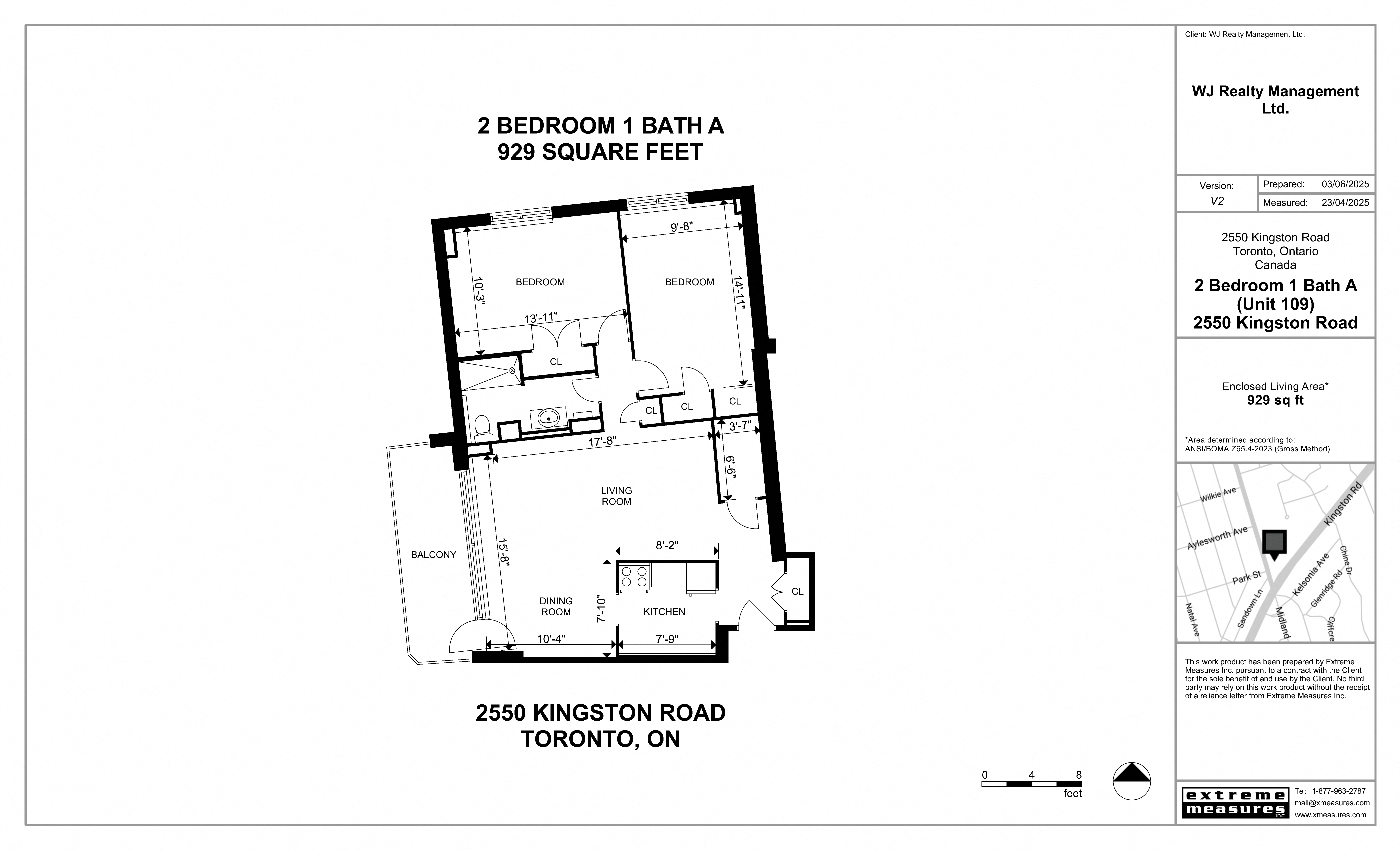 2 Bedroom A Floorplan