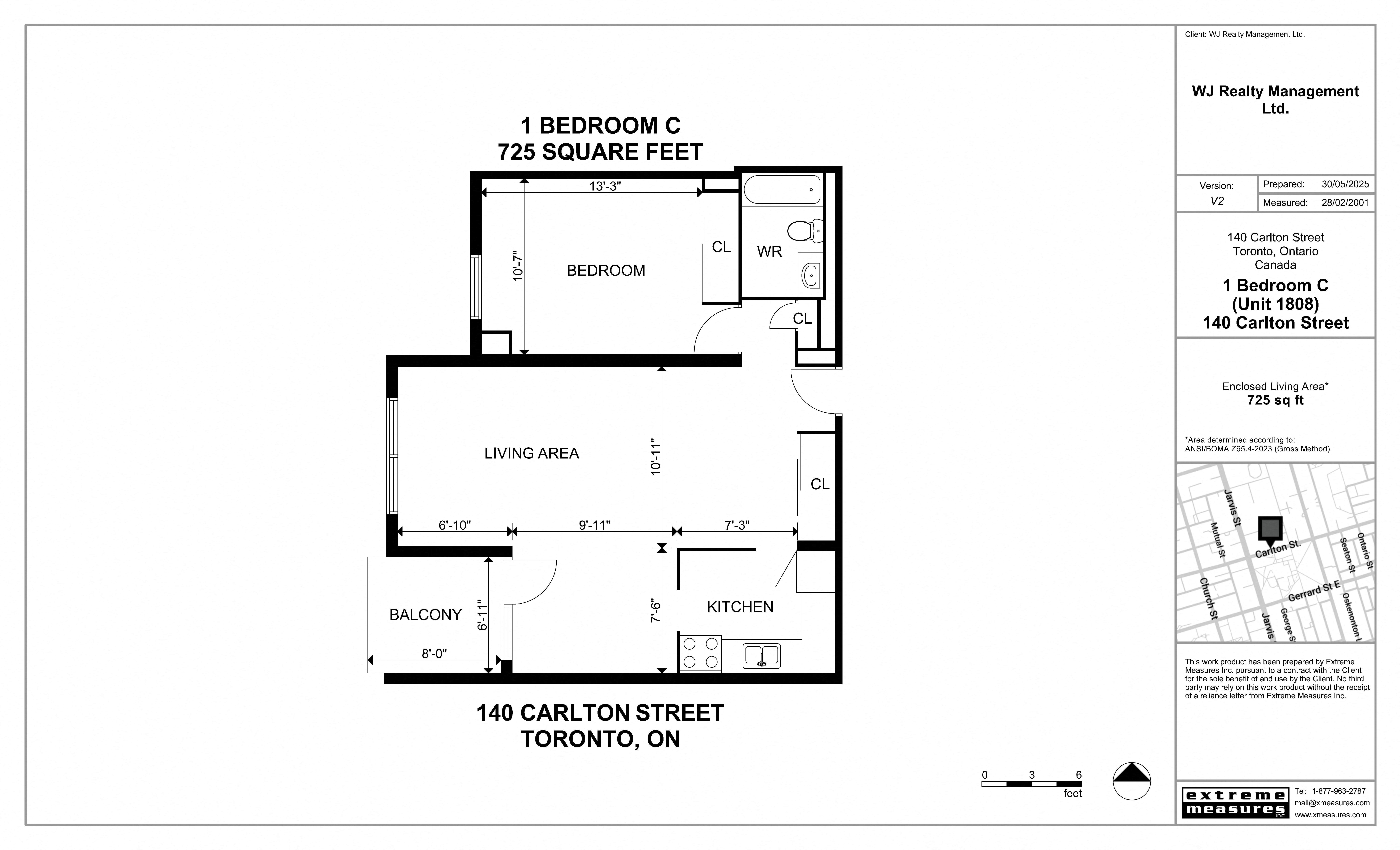 1 Bedroom C Floor Plan