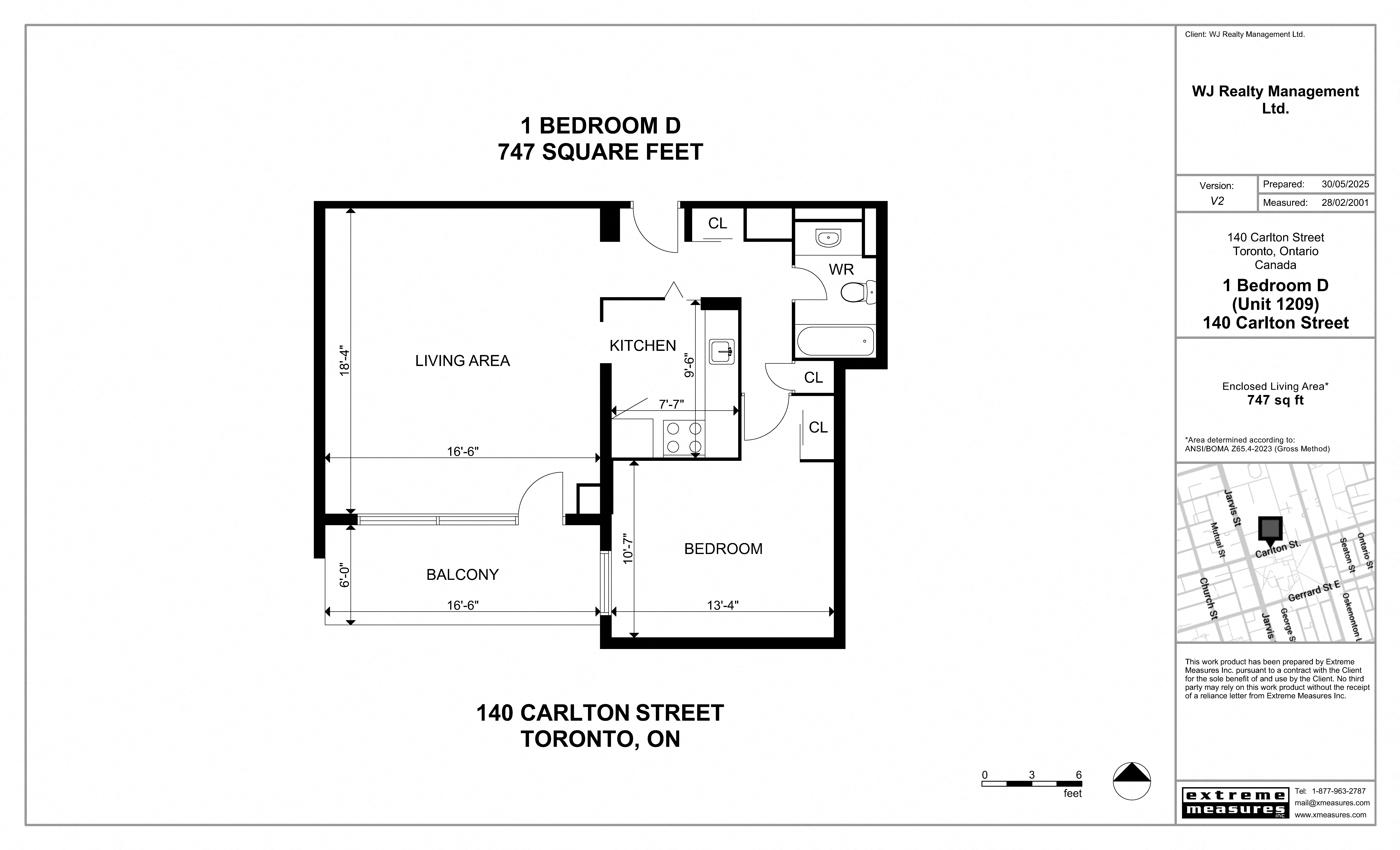 1 Bedroom D Floor Plan