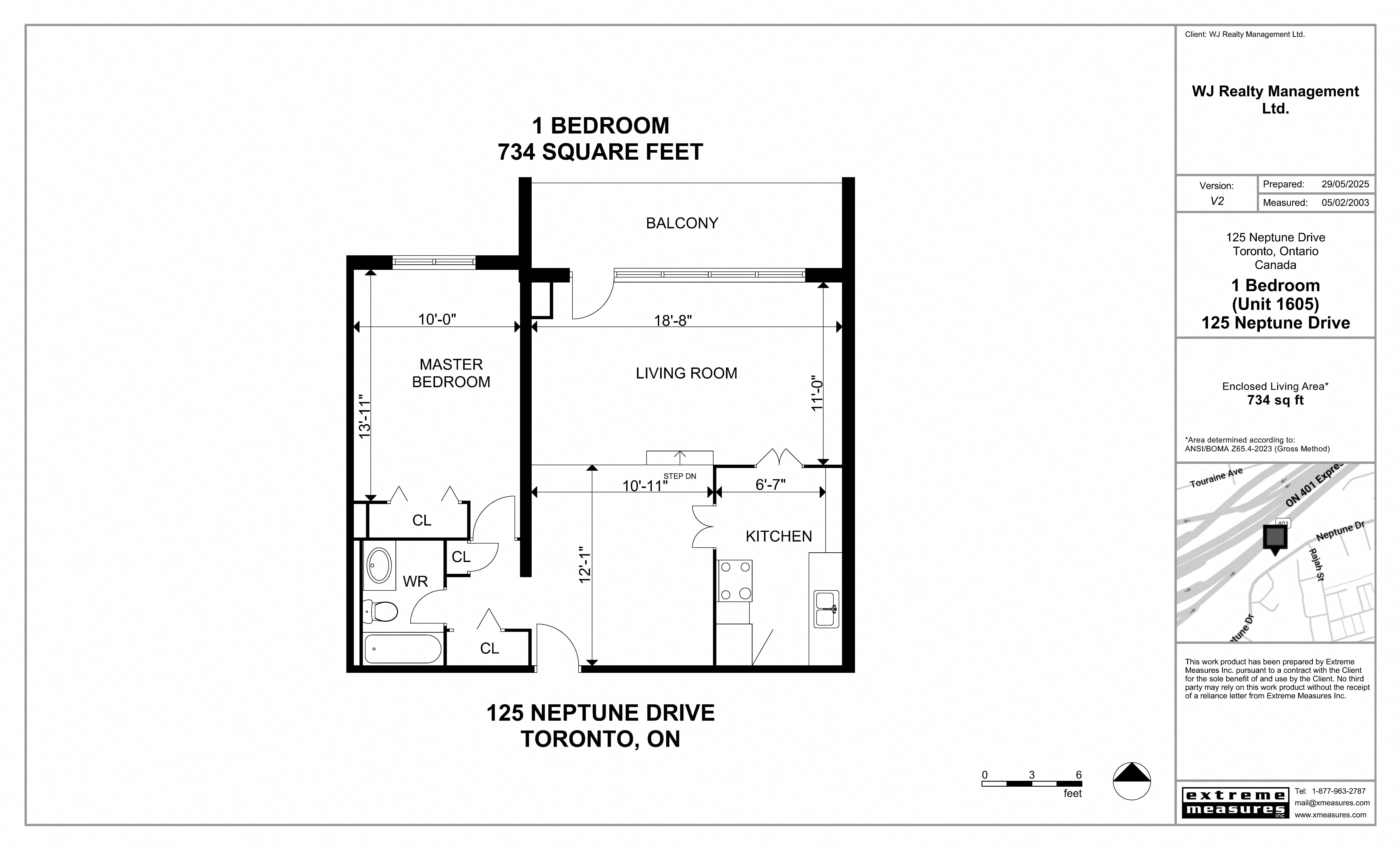 1 Bedroom Floorplan