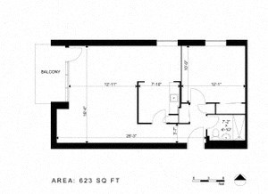 1 Bedroom - 3253 Bathurst St