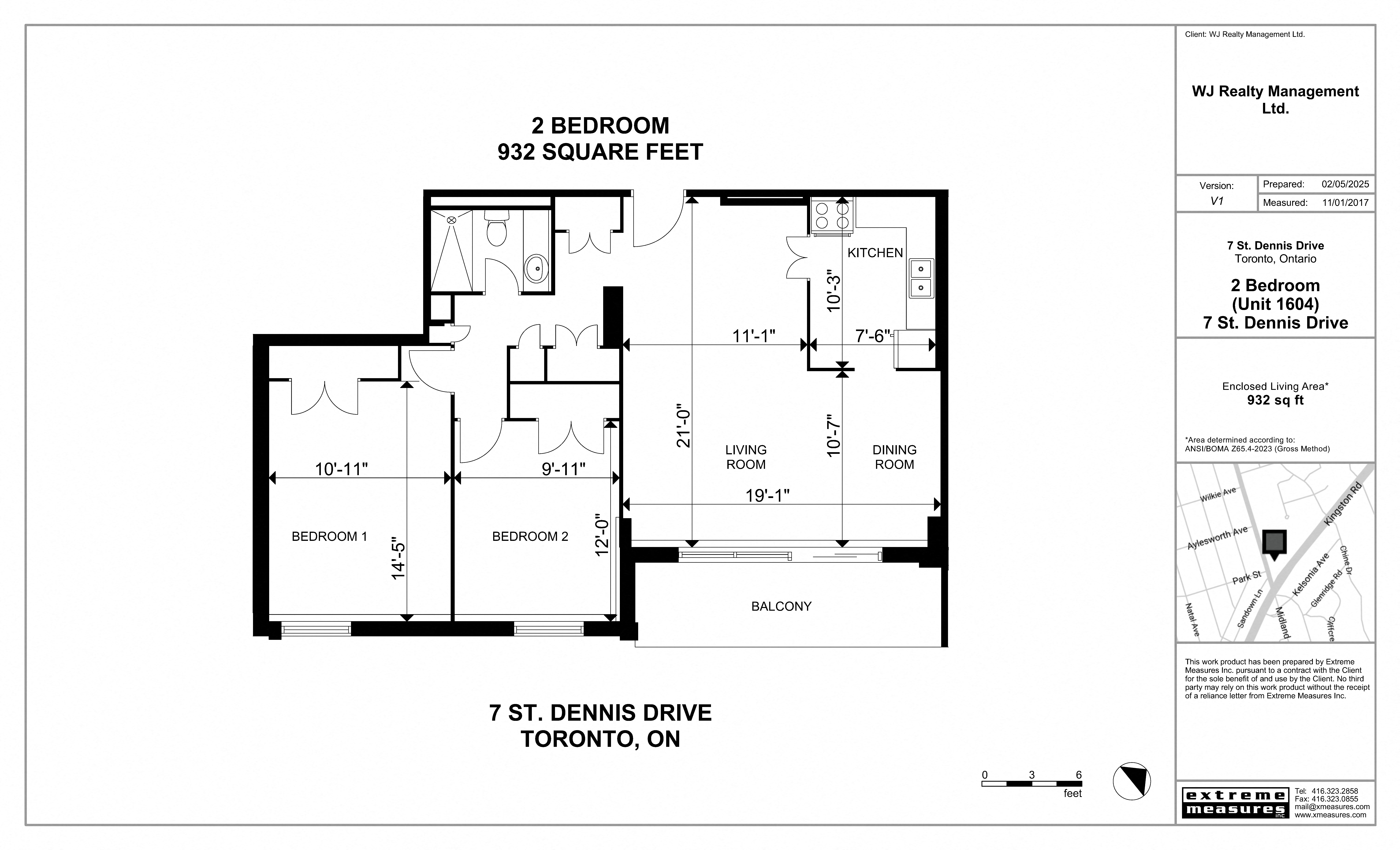 2 Bedroom Floorplan