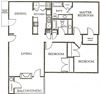 3 Bedroom, 2 Bath