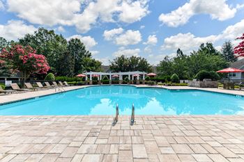Swimming Pool area at Lake Cameron Apartment Homes, Apex, NC 27523