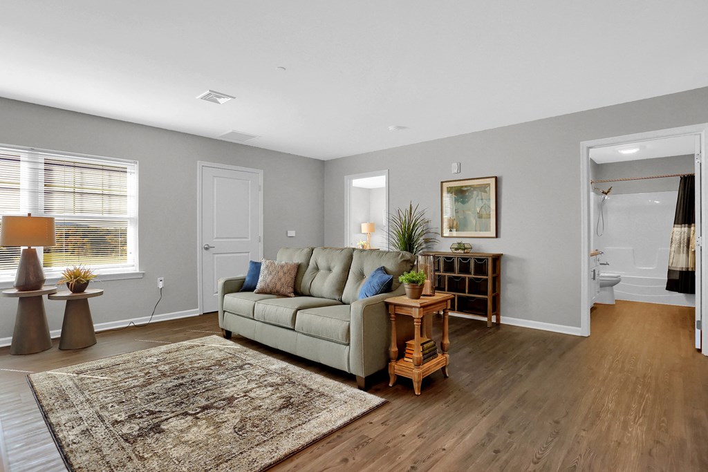Apartment Living Room in Mechaniscburg | Oakwood Hills Apartments