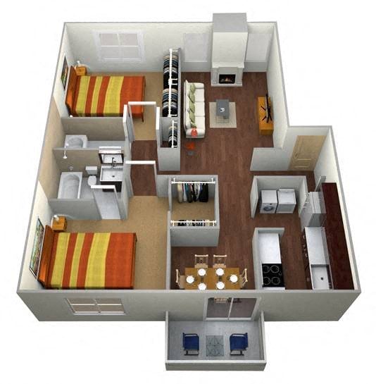 Two Bedroom Two Bath