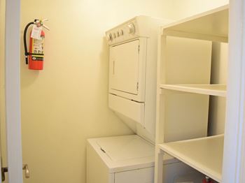 Stackable Washer and Dryer in All Units