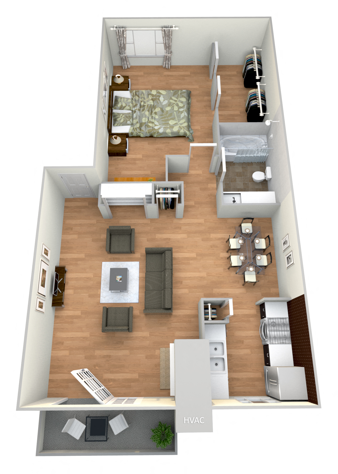 The Alamo - 1 Bedroom 1 Bath