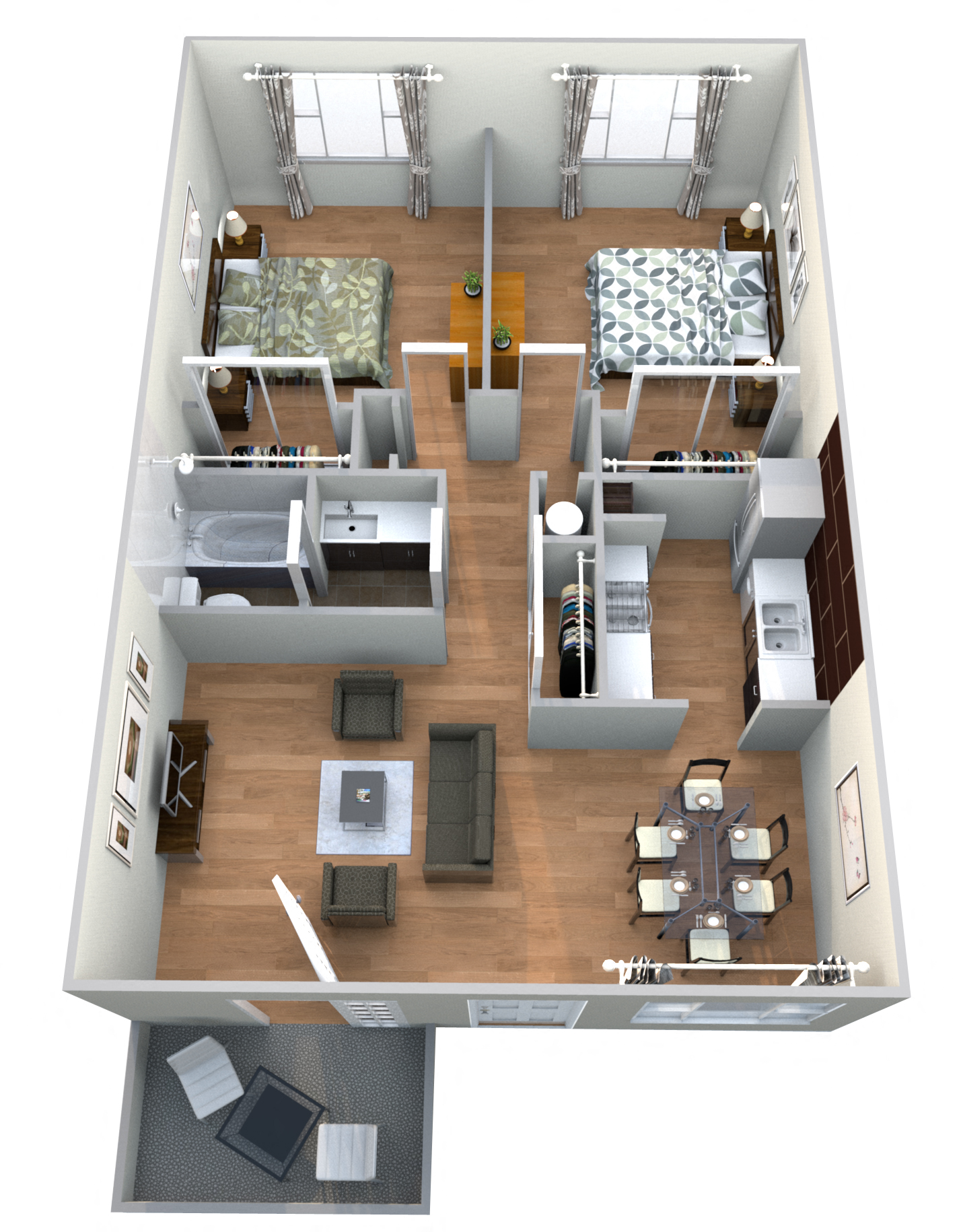 Palo Alto - 2 bed 1 bath