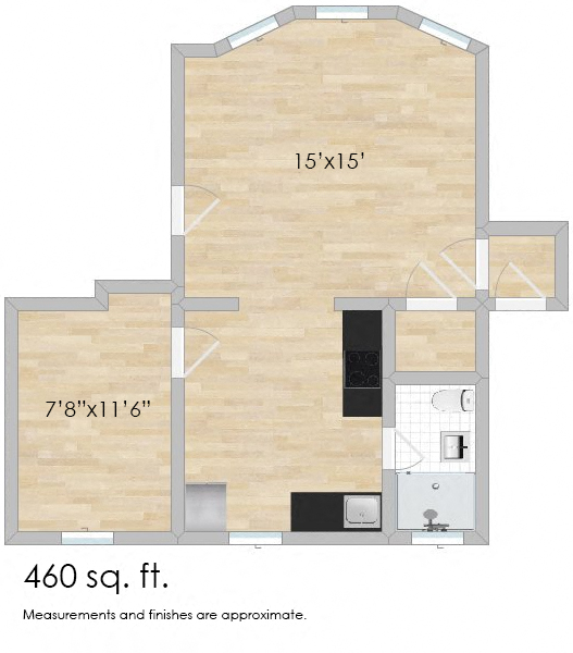 105 South Blvd. Studio-1 Bed Apartment for Rent - Photo Gallery 15