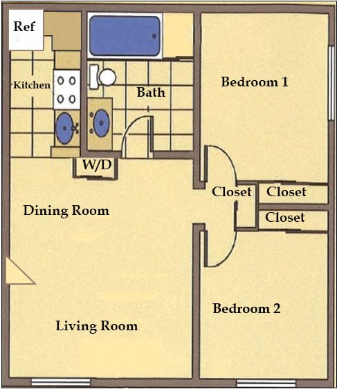 Two Bed / One Bath