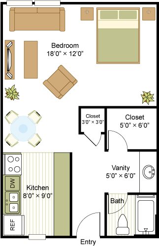 Efficiency Floor Plan 1