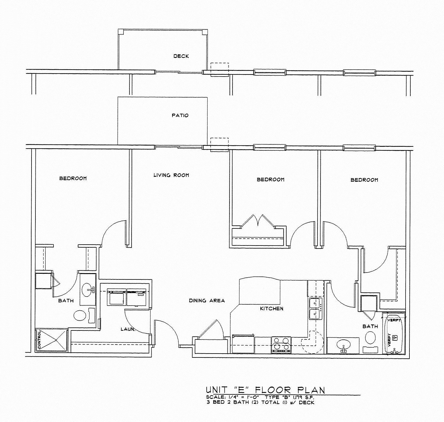 3 Bedroom 2 Bathroom