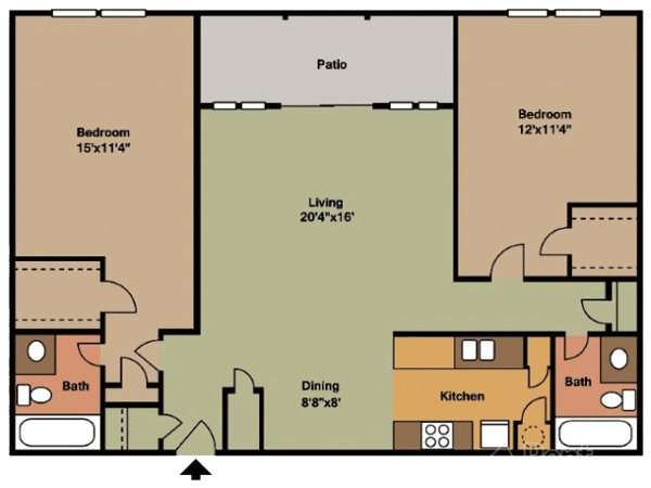 B2 Floor Plan 4