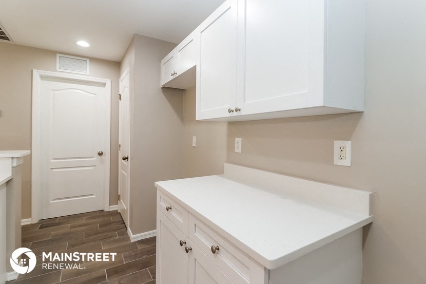 the kitchen is clean and ready for us to use