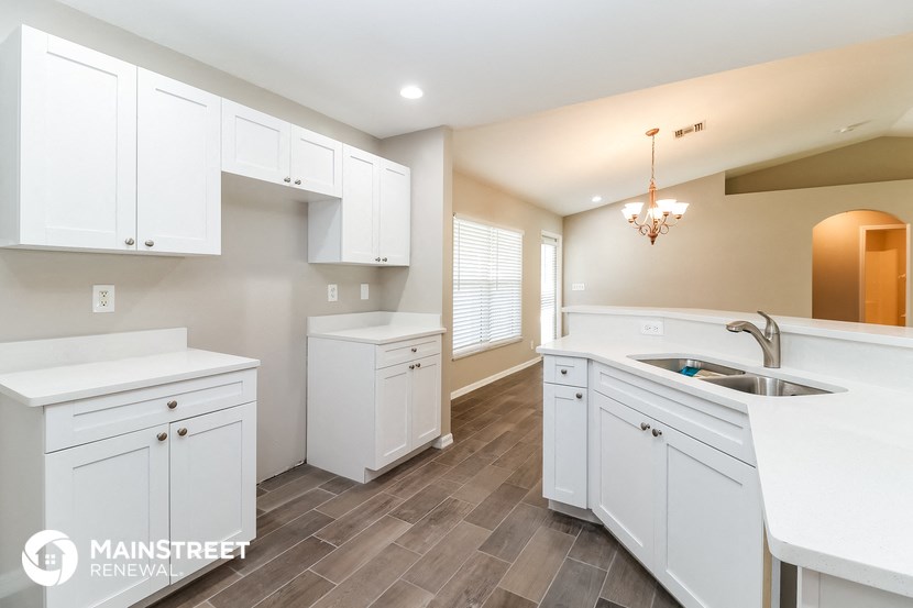 the kitchen is clean and ready for us to use