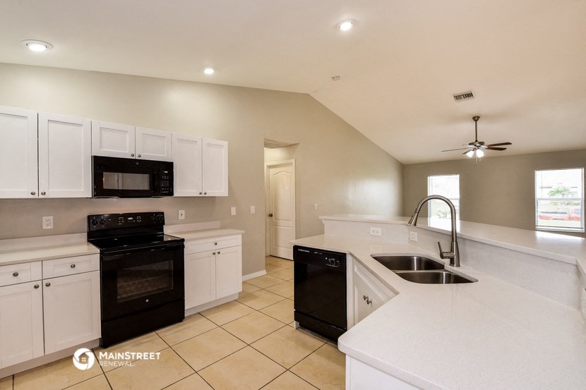 the kitchen is clean and ready for us to use