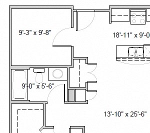 Floor plan of a 2 bed, 2 bath apartment at Amesbury Gate in Bedford, NS