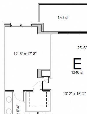 Floor plan of a 2 bed, 2 bath apartment at Amesbury Gate in Bedford, NS