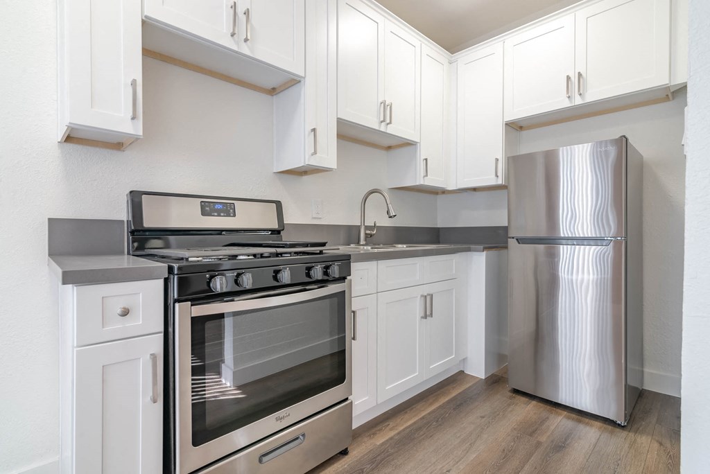 Kitchen with new appliances