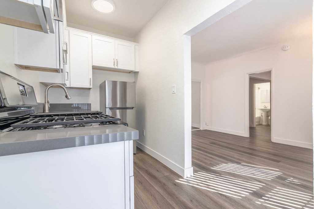 Kitchen with new appliances