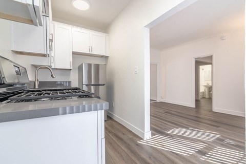 Kitchen with new appliances