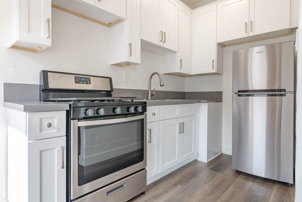 Kitchen with new appliances