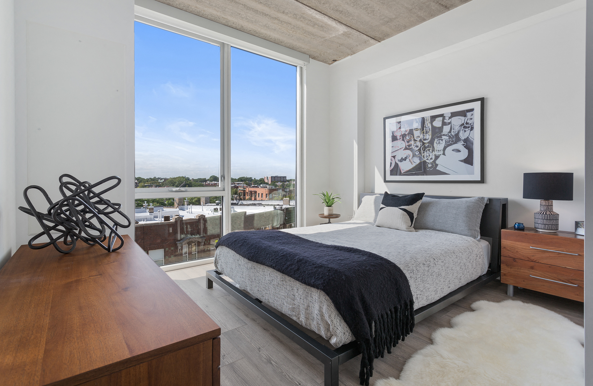 Gorgeous Bedroom at Viridian on Sheridan, Chicago