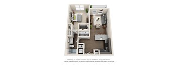 A3p Floor Plan at Viridian, San Antonio