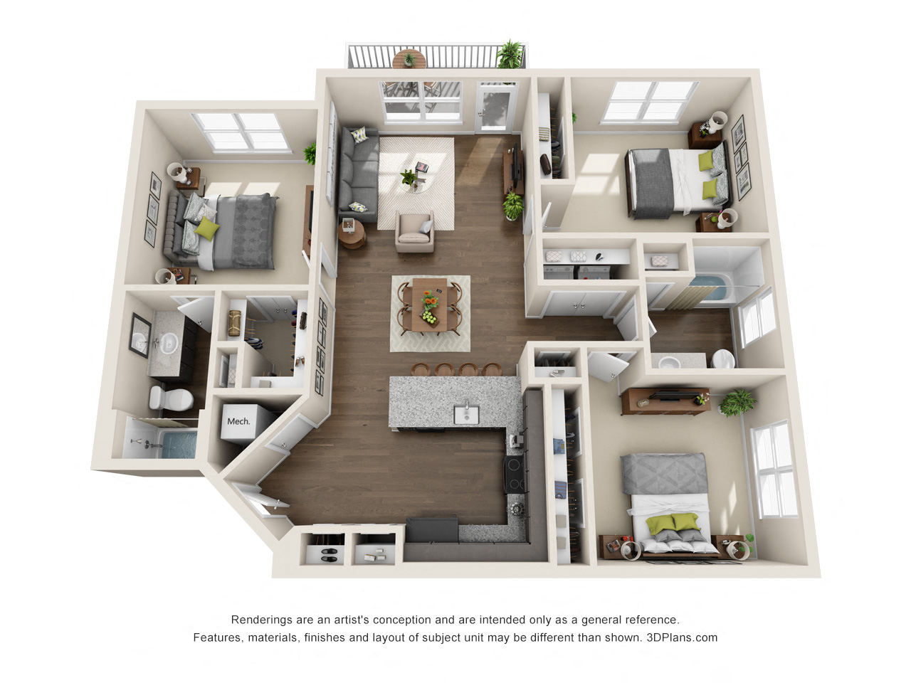 Floor plan at Viridian,San Antonio,Texas