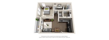A1p Floor Plan at Viridian, Texas