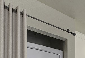 the retreat apartments l kitchen with bar seating and washer and dryer - Photo Gallery 3