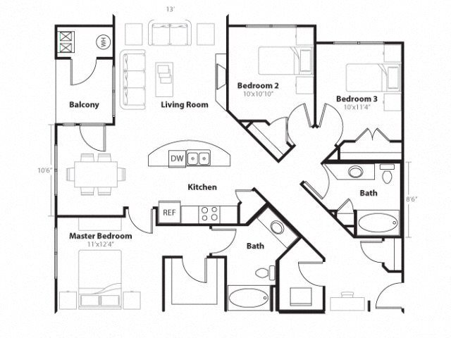Limestone Floor Plan 7