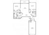 Two bedroom two bathroom B1 floorplan at Waterstone at Wellington Apartments in Wellington, FL