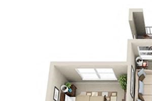 2 bedroom floor plan | Carrington at Barker Cypress Cypress TX