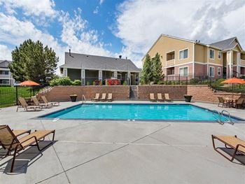 Pool at Village at Westmeadow in Colorado Springs, 80906