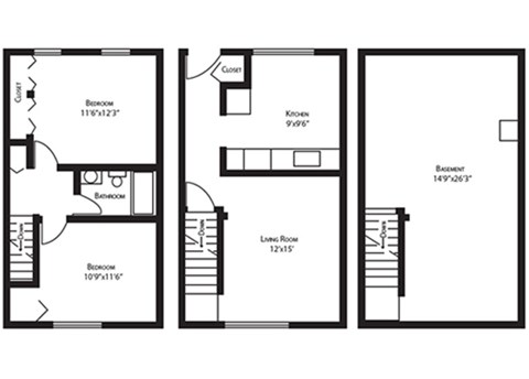 5757 W. Hickory Hollow Dr. 1-3 Beds Townhouse, Affordable, Cooperative for Rent - Photo Gallery 7