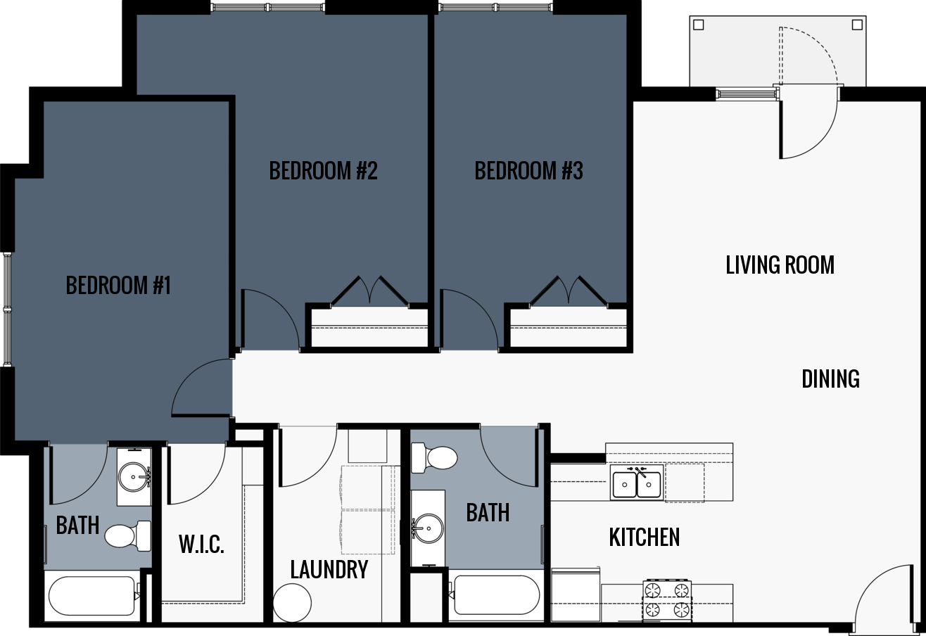 3 Bedroom | 2 Bath