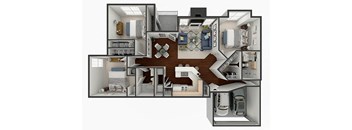 3 bedroom apartment floor plan
